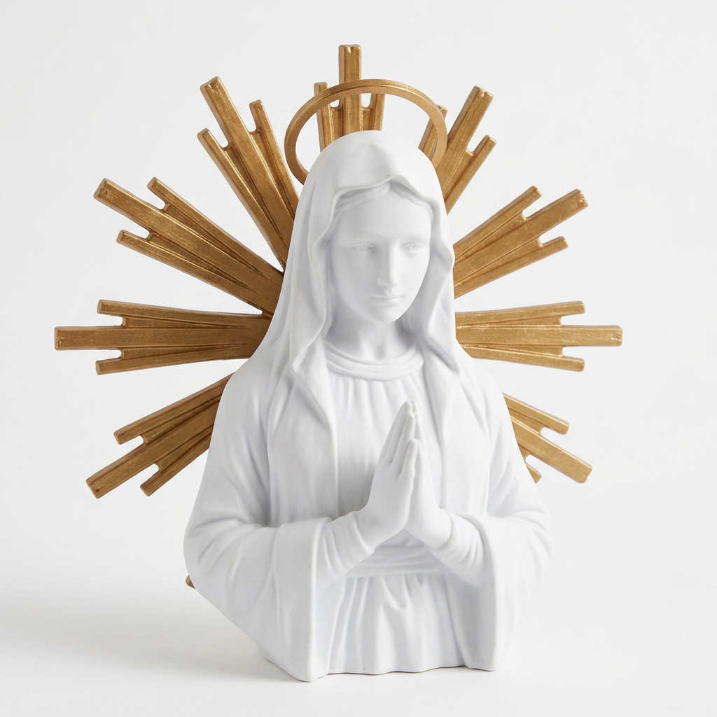 Nossa Senhora Orante com Auréola